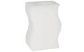 6" Bookend Battery Operated Flameless Candle - White