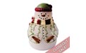 6" Snowman Battery Operated Flameless Pillar Candle