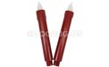 2 Pack Battery Operated LED Flickering Flame Tapered Window Candle - 7.5" High - Red w/ Yellow Flame - 902875-RD