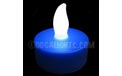 LED Flickering Flame Tea Light Candle - Blue TL10348B