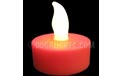 LED Flickering Flame Tea Light Candle - Red TL10348R