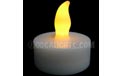 LED Flickering Flame Tea Light Candle - White TL10348W