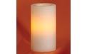 6" Round Pillar Battery Operated Flameless Candle - White