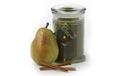 Battery Operated Flameless Scented LED Candle - 22oz. Glass Jar - Spiced Pear - CG8SP