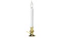Electric Christmas Window Candle w/ Brass Base