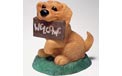 Dog With Welcome Sign Garden Glow Light - 3361