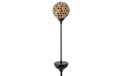 MOONRAYS Solar Powered LED Mosaic Glass Ball - 32" High - MR-91230