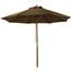 7.5' Brown Market Patio Umbrella