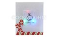 Christmas Holiday Fun Picture Frame - Multi-Color LED Lights - 3.5" W x 4.25" H - Candy Canes