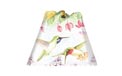Watercolor Hummingbirds Revolving Spin Shade Night Light - 02783