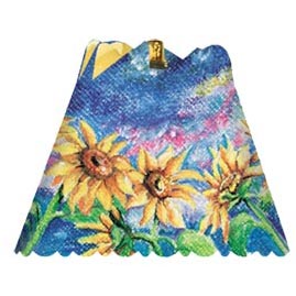 Sunflowers Revolving Spin Shade Night Light - Revolving Decorative Lamp Shades