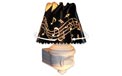 Laser Cut Musical Notes Revolving Spin Shade Night Light