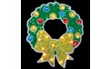 Holographic Christmas Wreath Light - 901064