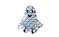 17" W x 14" H Holographic Spooky Ghost Yard Art - 20 Clear Light Bulbs