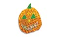 13.5" W x 17" H Holographic Jack O' Lantern Pumpkin Yard Art - 20 Mini Light Bulbs