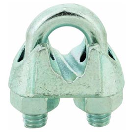 Cooper Campbell [T7670409] Metal Wire Rope Clip - 1/16" - Linear Light Strand Hanging Hardware &amp; Tools