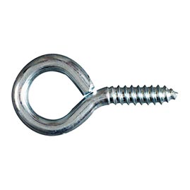 National Mfg. [N119-123] Steel Large Screw Eye - 11/32" x 1 1/16" - 10 Pack - Linear Light Strand Hanging Hardware &amp; Tools