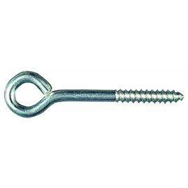 National Mfg. [N220-665] Steel Lag Screw Eye - 1/4" x 3-3/4" - 10 Pack - Linear Light Strand Hanging Hardware &amp; Tools