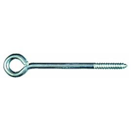 National Mfg. [N220-699] Steel Lag Screw Eye - 5/16" x 6" - 10 Pack - Linear Light Strand Hanging Hardware &amp; Tools