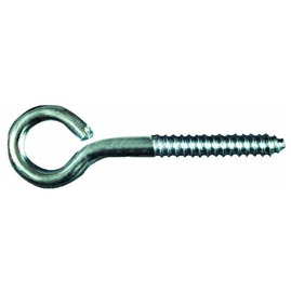 National Mfg. [N220-707] Steel Lag Screw Eye - 3/8" x 4 1/2" - 10 Pack - Linear Light Strand Hanging Hardware &amp; Tools