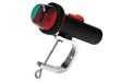 Portable Battery Operated Clamp-On Boat Bow Light - Red &amp; Green Lights