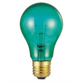 Westinghouse [03444] 25W Medium Decorative Party Light Bulb - Green - Decor Accent Light Bulbs