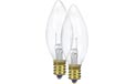 2-Pack Replacement Window Candle Lamp Bulbs - DC - 3 Volt