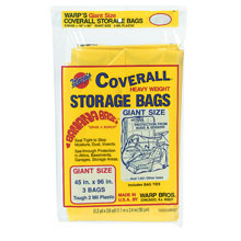 Coverall Heavyweight Plastic Storage Bags - 45" x 96" - 2 mil. 618217
