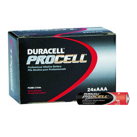 24 Pack Duracell PROCELL [PC2400] Alkaline Batteries - Size "AAA" - String Lights Batteries