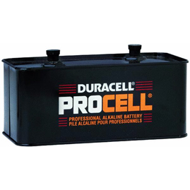 4 Pack Duracell PROCELL [PC903] Alkaline Lantern Batteries - Size "7.5V" - String Lights Batteries