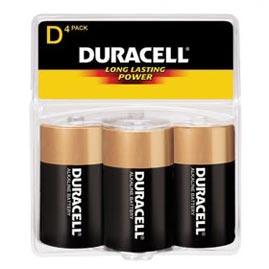 4 Pack D Duracell Ultra Batteries - String Lights Batteries