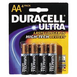 4 Pack AA Duracell Ultra Batteries - String Lights Batteries