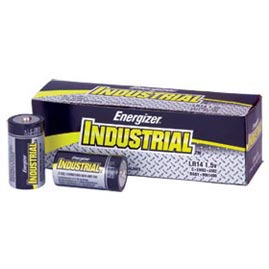 12 Pack Energizer EN93 C Industrial Alkaline Battery - String Lights Batteries