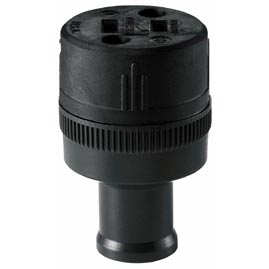 Cooper Wiring [224] Large Round Handle Power Cord Connector - Power Cords &amp; Plugs