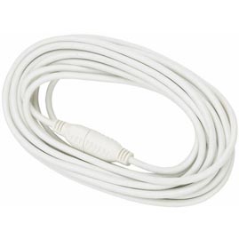 40' Medium-Duty Extension Power Cord - 16/3 - White - White Cord - Extension Cords &amp; Plugs