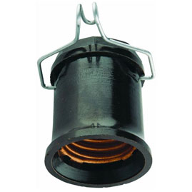 Leviton [167] Pin Type Single Circuit Outdoor Socket Pin - Medium Base - Lamp Sockets &amp; Parts