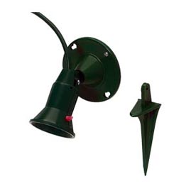 Outdoor Floodlight Lamp Stake Light Holder - Green - String Light ...