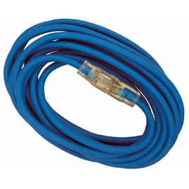 50' Cold Temperature Extension Power Cord - 12/3 - Blue - Extension Cords &amp; Plugs