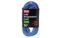50' Cold Temperature Extension Power Cord - 16/3 - Blue
