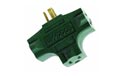 Woods [ADAPTER-GR] Heavy-Duty 3 Tap Grounded Outlet - 558699