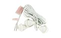 Indoor Triple Socket Lantern Light Strand Set - White Wire - 43" Spacing - AIS-WH3