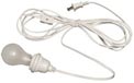 Lantern Power Cord & Light Socket Set - White Cord - Standard Base - LE2A