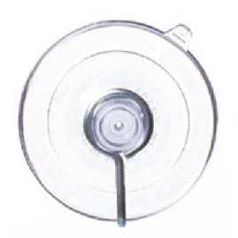 Large Suction Cups w/ Hooks - 2 1/2" - 2 Pack - String Light Hangers &amp; Clips