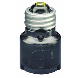 Leviton [009-2006] Medium Base Light Socket Extension - 1 3/8" - Lamp Sockets &amp; Parts