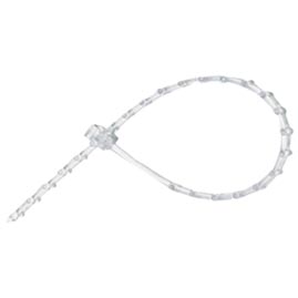 Ties-It-All String Light &amp; Garland Clear Plastic Ties - 10 Pack - String Lights Accessories