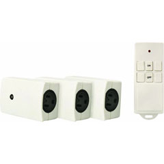 Woods [13568] Indoor Wireless Remote Control Outlets - 3 Pack - Light &amp; Lamp Power Timers