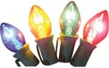 Replacement C7 Stringlight Bulbs - 4 Pack - Transparent Multi-Color Twinkling