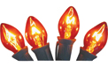Replacement C7 Stringlight Bulbs - 4 Pack - Ceramic Orange - 905313
