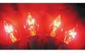 Replacement C7 Stringlight Bulbs - 4 Pack - Transparent Red