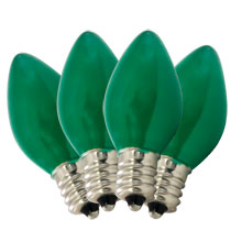 Ceramic Green C7 Stringlight Bulbs